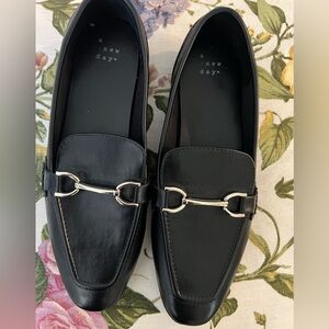 A New Day Women's Black Loafers